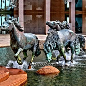 heredities bronze horses dark horse statues-life size horse sculptures ...